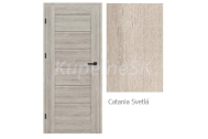 IMPERIODOOR set Rámové dvere CHICAGO 3 fólia TopDecor Catania Svetlá +zárubeň