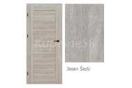 IMPERIODOOR set Rámové dvere CHICAGO 3 fólia TopDecor Jasan Šedý +zárubeň