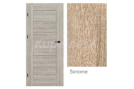 IMPERIODOOR set Rámové dvere CHICAGO 3 fólia TopDecor Sonoma +zárubeň