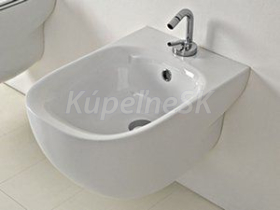 AXA WILD bidet závesný, 34x52, biely lesklý