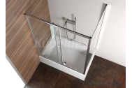 Polysan DEEP/JAZZ sprchové dvere šírka 120 cm,výška 165 , číre sklo