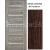 ImperioDoor set interiérové rámové dvere EVIA.3, 3DTopDekor Wenge Japonské aZárubňa