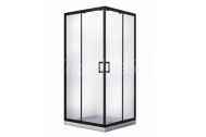 Hopa  MODERN 190 štvorcový sprchový kút, 80x80 cm,sklo číre, Čierna