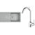 FRANKE SETT108Š tectonitový drez 1000x500 mm S2D 611-100 šedá+batéria FP 9000.031 Chróm