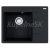 Franke Centro drez Fragranit CNG 611-62 TL/2 onyx 620x500,sifón,E77000.177
