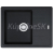 Franke Basis drez Fragranit BFG 611-62 onyx 620x500,sifón,E77000.143