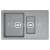 Franke Basis drez Fragranit BFG 651-78 Sivý kameň 780x500,sifón,E77000.145