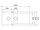 Franke Orion drez Tectonite OID 651 biela 1000x510,sifón,E77000.166