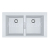 Franke Sirius drez Tectonite S2D 620-86 biela 860x500,sifón,E77000.128