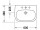 Duravit D-CODE, umývadlo 60x46cm, s prepadom, 23106000002 23106000002