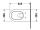 Duravit DARLING NEW závesná WC misa 37x62cm, priznané pripojenie, 2544090000