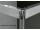 SanSwiss Top-Line TOPP2 Dvojkrídlové dvere do niky 800x1900 Biela/Durlux