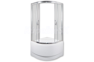 Arttec sprchový box CALYPSO 90x90 Grape, Chrom lesklý +vysoká vanička