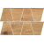 Cersanit GRANDWOOD RUSTIC Bronze 19X30,6 mozaika matná, OD498-089, 1.tr.