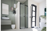 Hopa DECO N2B sprchové dvere 120x200 cm,Fasciato bezpeč. sklo,rám Hliník ossidato