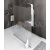 Polysan MODULAR SHOWER Walk-in stena, 120 cm,sklo Číre,2x vzpera