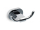 RAVAK GW1CG7300Z1 WALK-IN CORNER Sprchový kút 120x200 Profil BLACK sklo Číre +vešiak