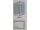 Ronal Walk-In-Cadura Posuvné dvere SoftClose 100x200 Ľavé Aluchr/Číre 6mm,1x vzpera