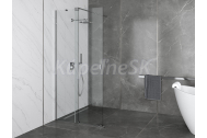 Hopa VAYO Walk-in sprchový kút 100x200 cm,sklo Číre,profil Chróm,1x vzpera,posuvná stena