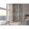 Besco ECO-N Walk-in sprchový kút 120x195cm Univerzálny, rám Chróm Al, sk.číre 6mm,1x vzper