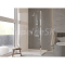 Besco ECO-N Walk-in sprchový kút 120x195cm Univerzálny, rám Chróm Al, sk.číre 6mm,1x vzper