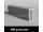 Hopa BE.COLORS WALK-IN sprchový kút 100x200 cm,sklo Reflex,profil Antracit,1x vzpera