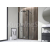 Hopa Forte DECO WALK-IN W1P spr. zást. 90 cm,sklo Tratto,profil Čierny,Pravá,1x vzpera,oto