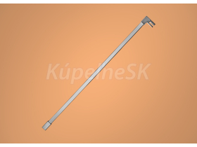 Aquatek OASIS T4 rozperná tyčka Rovná Hranatá 80cm,roztiahn.79,5-80,5cm, chróm