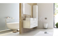 Aquatek Ceramica Latina LOFT2 1200 Závesná skrinka pod umývad. 2 zásuvky 120x41,6x45 Biela
