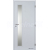 Doornite CPL laminátové VERTIKA SKLO Biela (Egger W980) hladká interiérové dvere