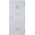 Doornite CPL laminátové QUADRA SKLO Biela (Egger W980) hladká interiérové dvere