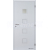Doornite CPL laminátové QUADRA 1 SKLO Biela (Egger W980) hladká interiérové dvere