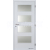 Doornite CPL laminátové DOMINANT SKLO Biela (Egger W980) hladká interiérové dvere, DTD