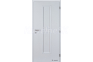Doornite CPL laminátové STRIPE PLNÉ Biela (Egger W980) hladká interiérové dvere