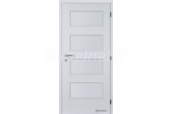 Doornite CPL laminátové DOMINANT PLNÉ Biela (Egger W980) hladká interiérové dvere, DTD