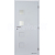 Doornite CPL laminátové GIGA 2 SKLO Biela (Egger W980) hladká interiérové dvere