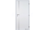 Doornite CPL laminátové ALU II Biela (Egger W980) interiérové dvere, DTD