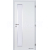 Doornite CPL laminátové ALU VERTIKA Biela (Egger W980) interiérové dvere, DTD