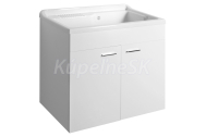 Aqualine Skrinka pod výlevku 78x70x48 cm, biela