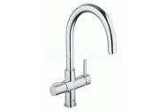 GROHE Red Duo Páková drezová batéria,samostatné ovládanie pre vriacu vodu,chróm30033000