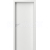 PORTA Doors SET dvere Laminát CPL HQ 0,2 vzor 1.1 Dutinková Drevotrieska Biele + zárubeň