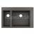 Hansgrohe S51 S510-F635 vstavaný granitový dvojdrez 180/450 Kamenná Šedá