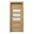 PORTA Doors SET Rámové dvere KONCEPT H3, sklo Matné, 3D fólia Dub Craft Zlatý + zárubňa