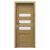 PORTA Doors SET Rámové dvere KONCEPT H3, sklo Matné, 3D fólia Dub Prírodný + zárubňa