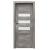 PORTA Doors SET Rámové dvere KONCEPT H3, sklo Matné, 3D fólia Dub Sibírsky + zárubňa