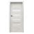 PORTA Doors SET Rámové dvere KONCEPT H3, sklo Matné, 3D fólia Dub Škandinávsky + zárubňa