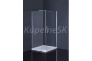Hopa OSUNA štvorcový sprchový kút+vanička AQUARIUS 90x90 cm,sklo Číre,1x vprera,prof.Chróm