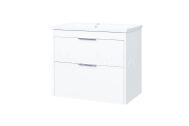Mereo Vigo, kúpeľňová skrinka s keramickým umývadlom 81 cm, biela