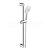 Mereo Sprchová súprava, trojpolohová sprcha, posuvný držiak, šedostrieborná hadica CB930A