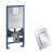 Grohe duofix Rapid SLX Sada 3 v 1 WC,výška 113 cm+podložka+kotvy+tlačidlo lesklý Chróm